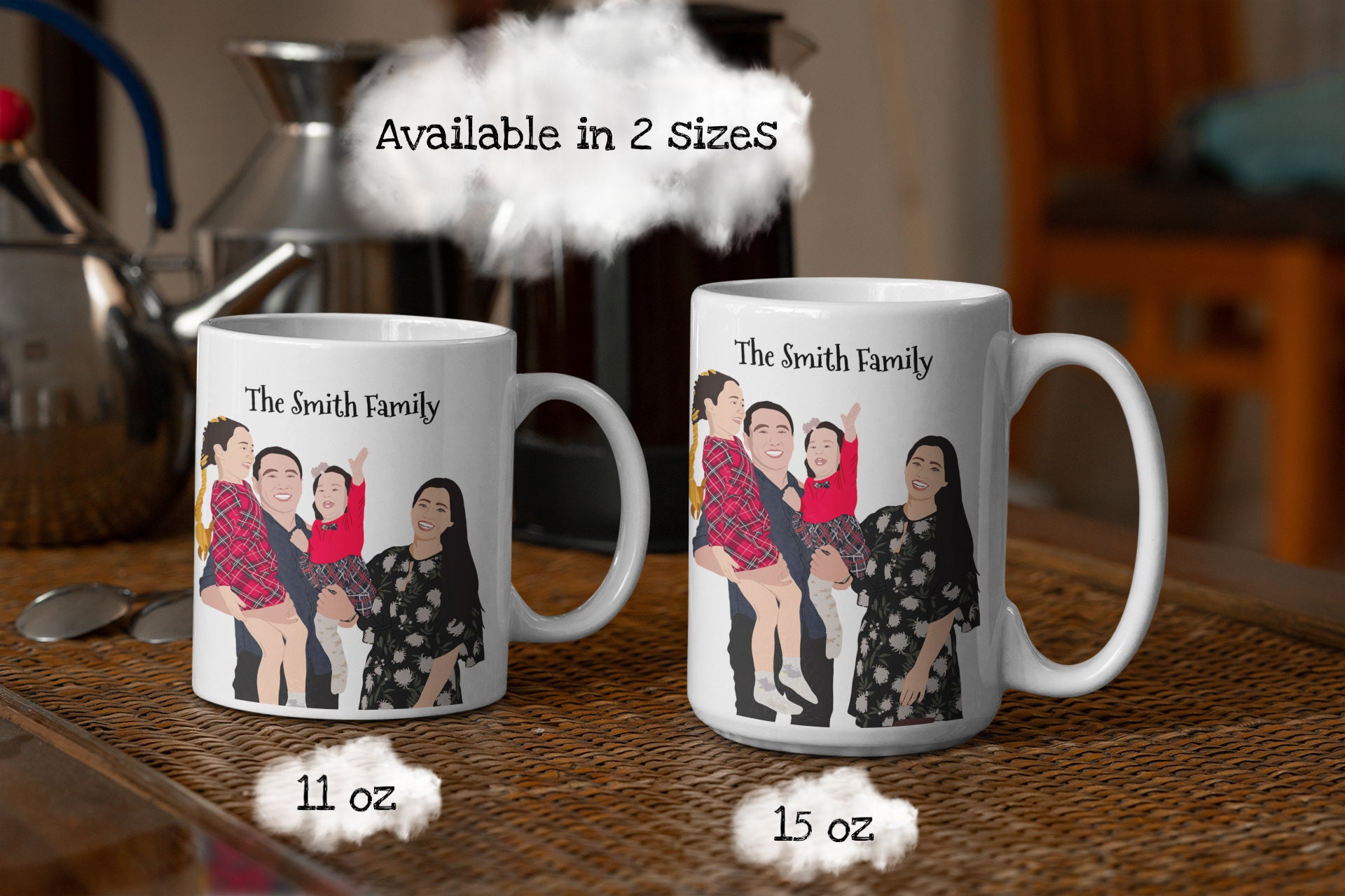 Personalized Family Mug Custom Family Mug Gift for Family Etsy