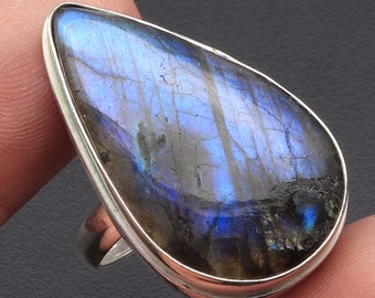 Natural Unakite Antique Style Handmade 925 Sterling Silver Plated Ring Jewelry Size 7 US Jewelry AY11858