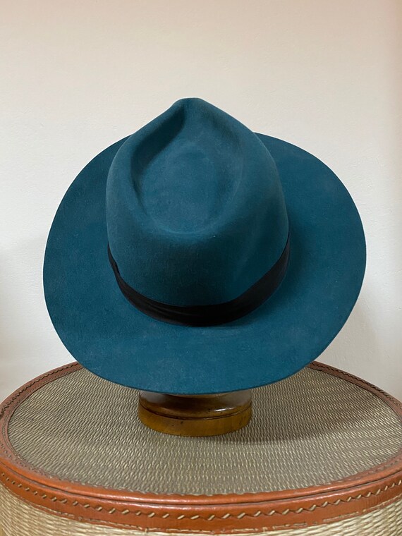 Vintage Blue Man’s Hat / 70’s / Stylish Hat / - image 4