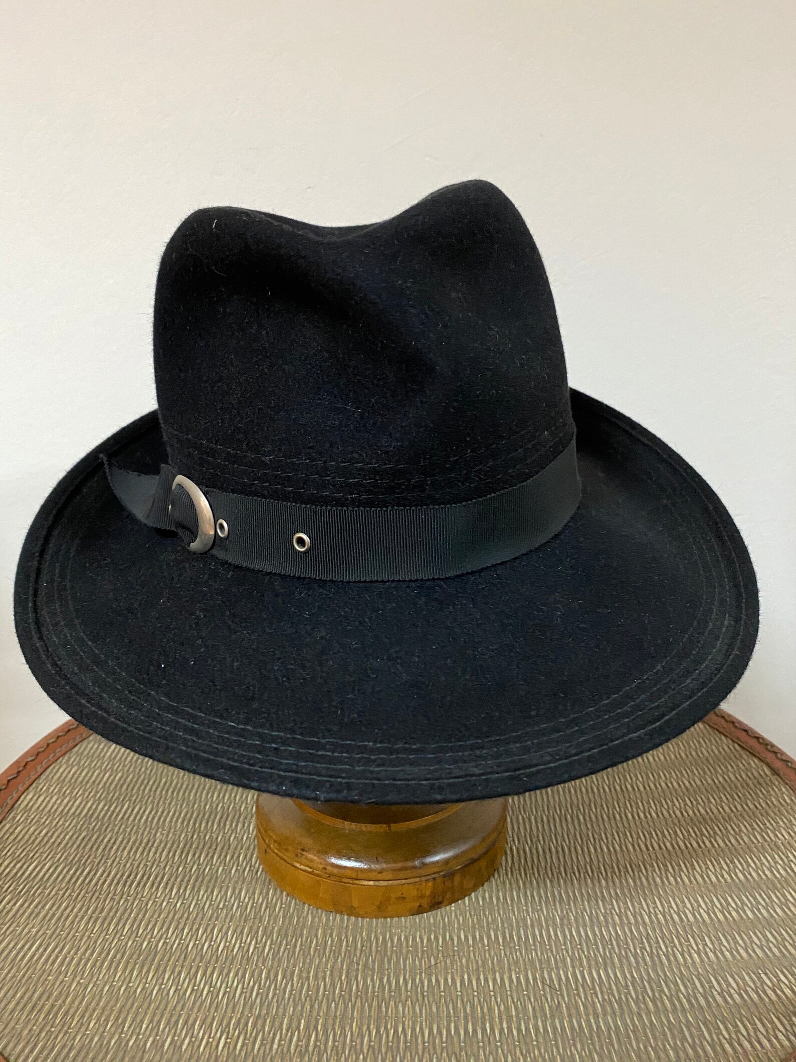 Vintage Mayser Black Hat / Good Condition / Real Wool / - Etsy Australia