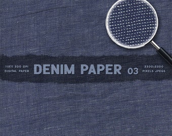 Denim 03 Texture Fabric Digital Paper for Text, Objects, Backgrounds  - Instant Download Digital Clip art
