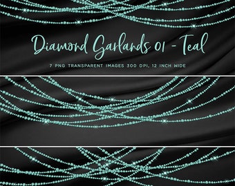 Hanging Diamonds Clipart - Etsy