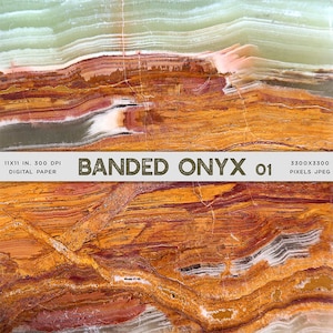 Banded Onyx Stone 01 Photograph Texture Digital Paper for Text, Objects, Backgrounds  - Instant Download Digital Clipart