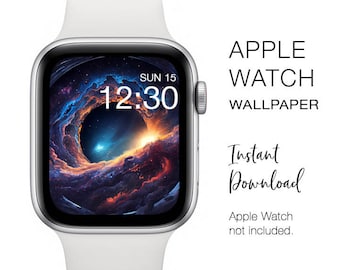 Apple Watch WALLPAPER Deep Space Night Sky Instant Download
