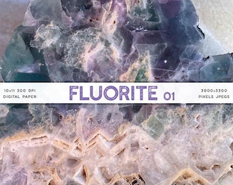 Fluorite 01 Agate Gemstone Crystal Gem Photograph Texture Digital Paper for Backgrounds Instant Download Digital Clip art