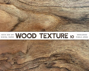 Wood Texture 10 - aus echtem Naturholz - Digitales Papier für Texte, Objekte, Hintergründe mit Textur - Sofortiger Download Clip Art