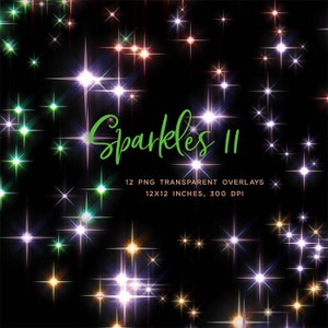 Sparkles 11 sparkly sparkles 12 PNG Transparent Overlays High Resolution -  Instant Download Digital Clip art