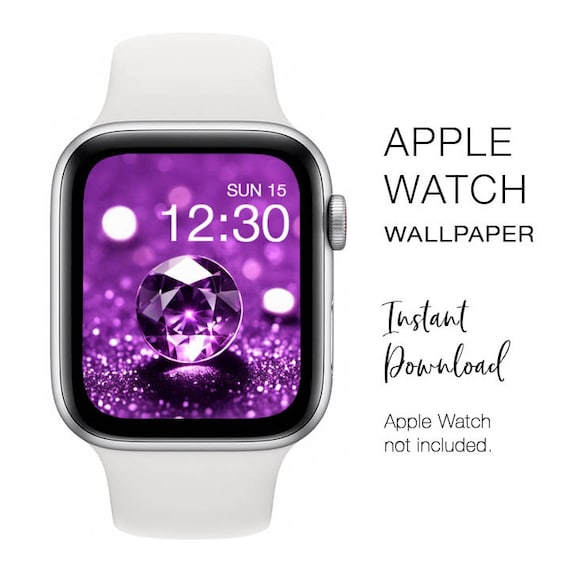 Purple diamond watch hotsell
