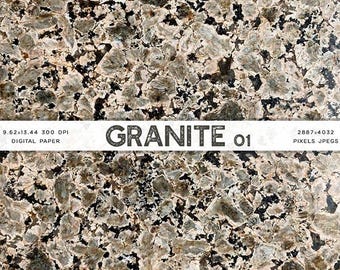 Granite 01 Photograph Texture Digital Paper for Backgrounds Instant Download Digital Clip art