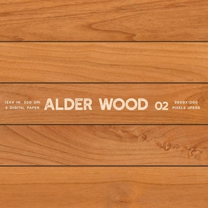 5 Alder Wood Collection No. 2 - Wood Textures Backgrounds Digital Paper - for Product background - Instant Download Digital Clipart