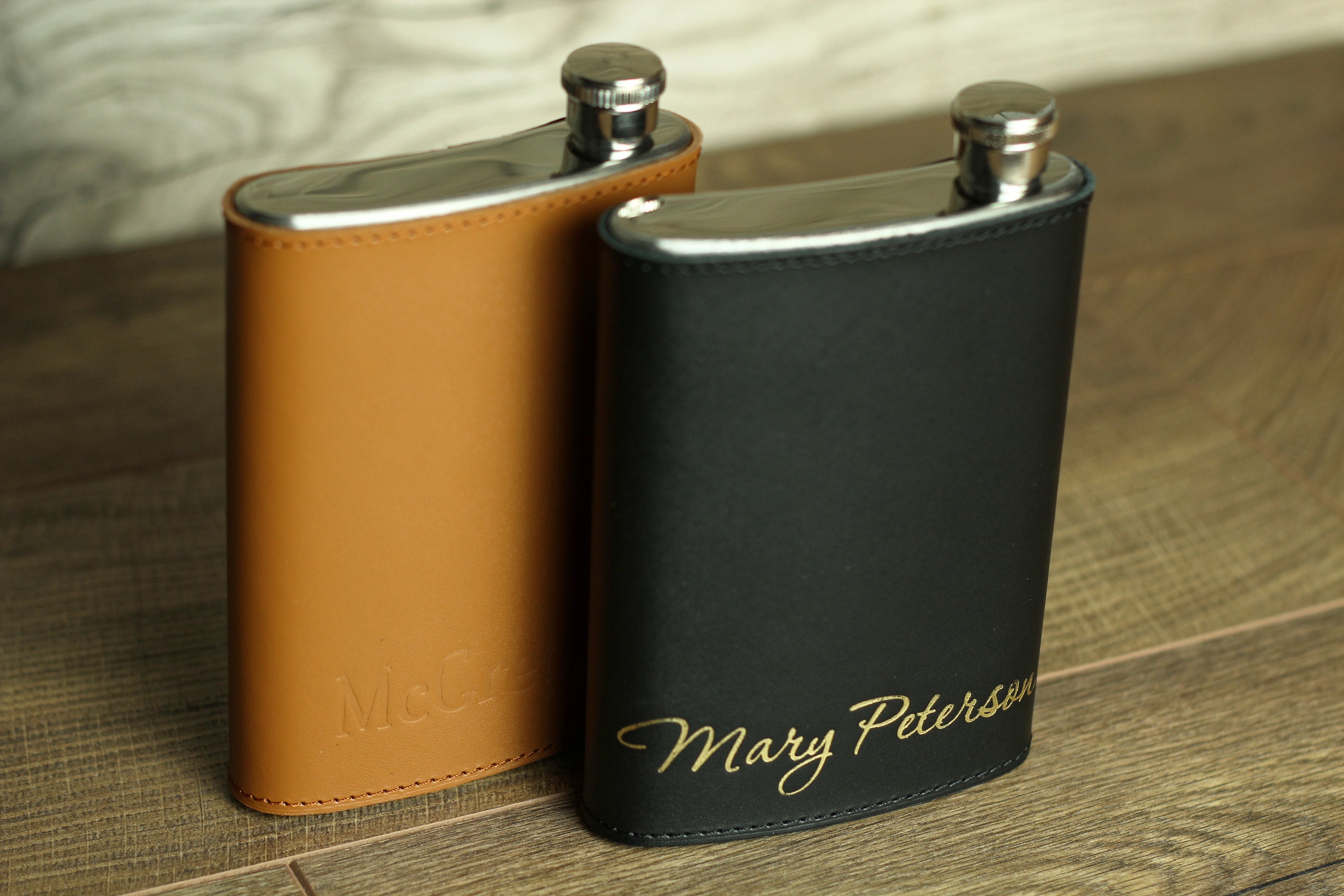 Leather Flask for Men Hip Flask Personalized Flask Leather Etsy