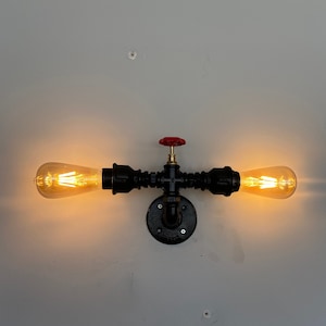 Industrial Wall Sconce, Steampunk Wall Lamp for Home Decor , Rustic Lighting For Wall Decor