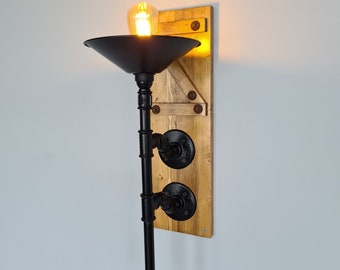 Industrial Wall Sconce, Steampunk Wall Lamp , Rustic Lighting For Wall Decor