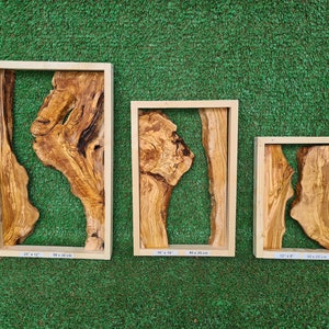 Olive Wood River Set, Olive Wood For Epoxy Board, River Charcuterie Board, Live Edge Olive Wood Slabs For DIY Wood Art