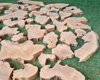 Piezas de madera de olivo de 5 kg (11 libras) para proyectos con tableros epoxi: maderas pequeñas para islas de tableros de resina, tableros de madera de olivo con cantos sin rematar.