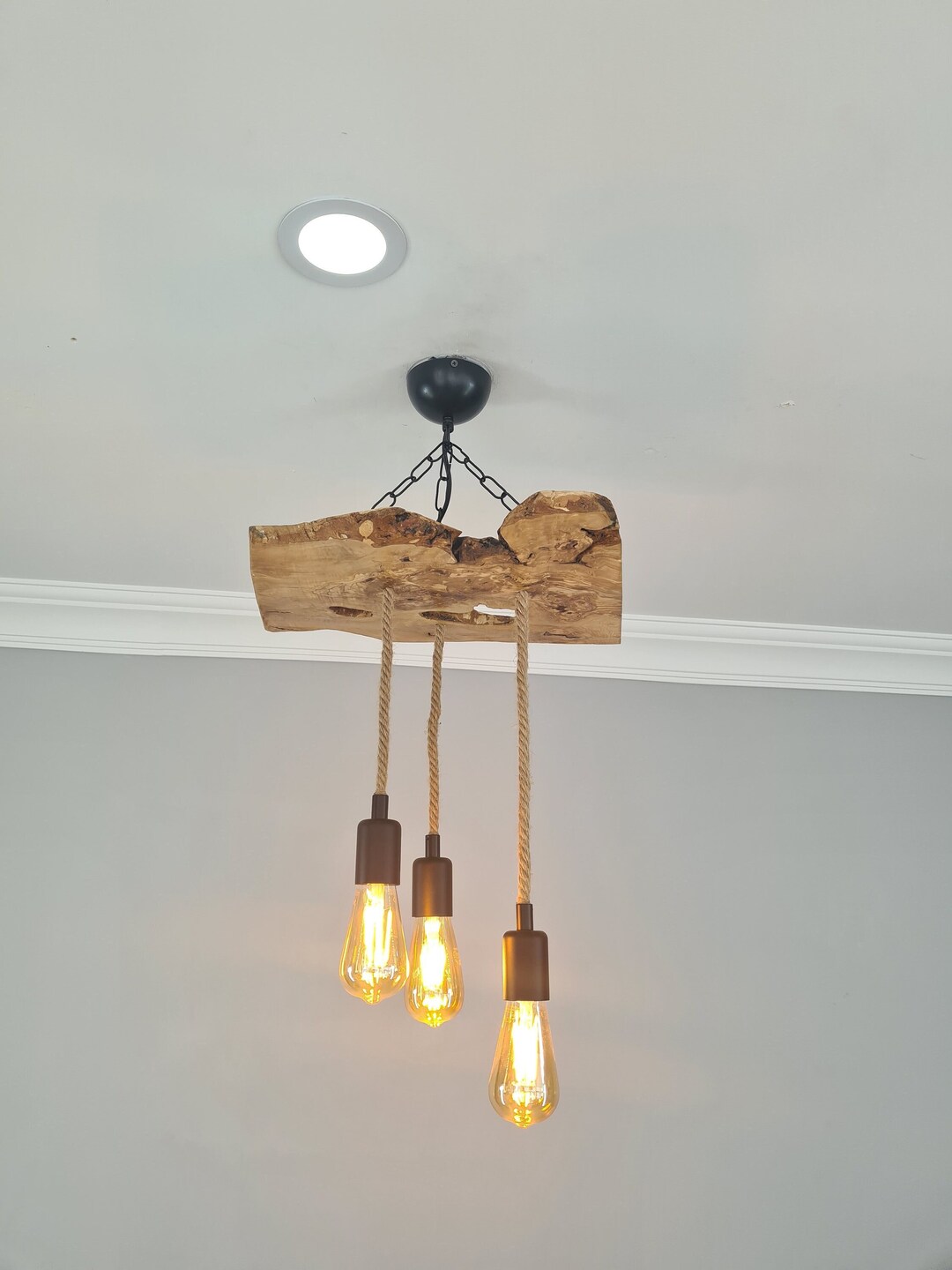 Live Edge Olive Wood Lamp Farmhouse Olive Wood Light Fixture Etsy