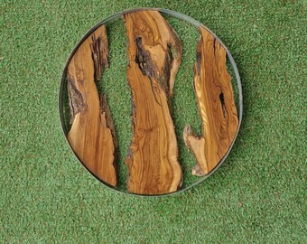 Live Edge Olive Wood Pieces for Epoxy Resin Art, DIY Charcuterie Board Kit, Wood Blanks for River Tables & Serving Trays