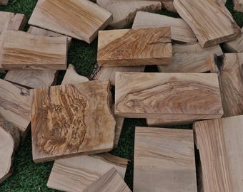 Olive Wood Cutoffs, DIY Craft Blanks, Woodturning Supplies, Woods For Jewellery makers,Raw Olive Wood Blanks