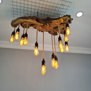 The GRIZZLY BEAR CHANDELIER Rustic Barn Wood Industrial Cage