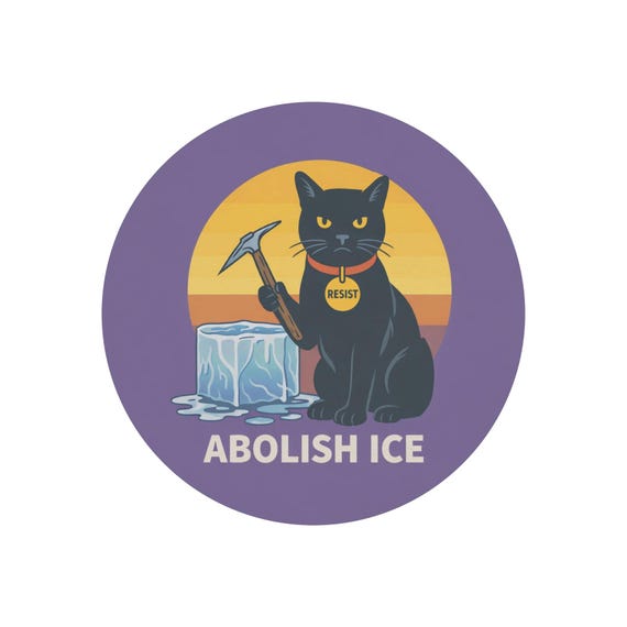Abolish ICE Car Magnet, Anti-Trump Magnet, Fuck Trump, Stop Ice, GTFO Ice, Resistance, Deport Racists, Protect Immigrants,FDT,maga is a cult