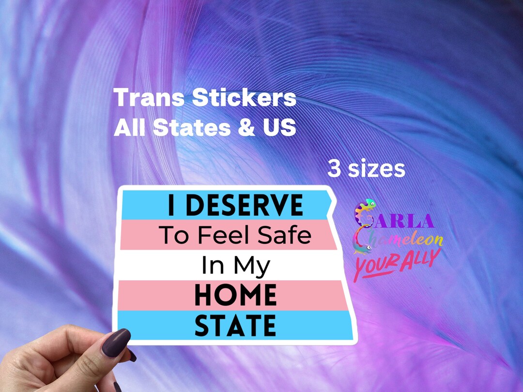 ND I Deserve to Feel Safe in My Home State Stickernorth Etsy