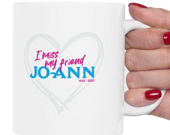 JOANN fabrics, mug, 11oz, sewing, crafts, joann, joann store, joann fabric, joann crafts, ceramic mug