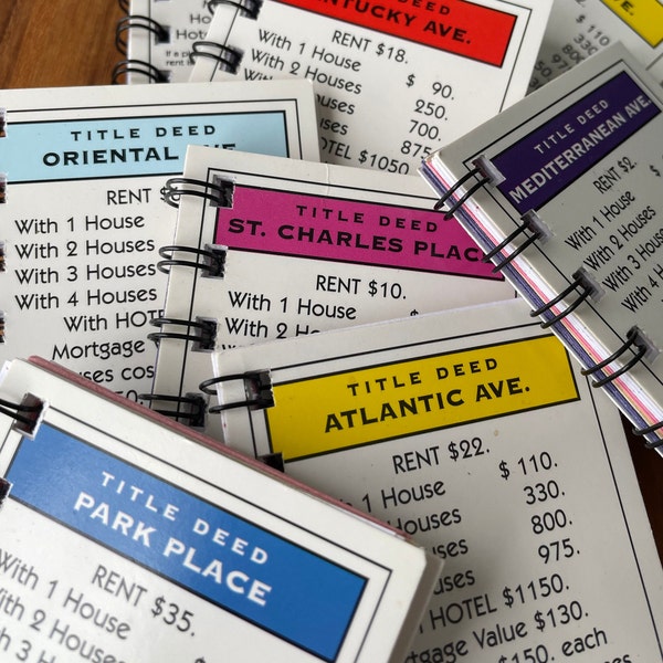 Monopoly Card Game Pieces Etsy