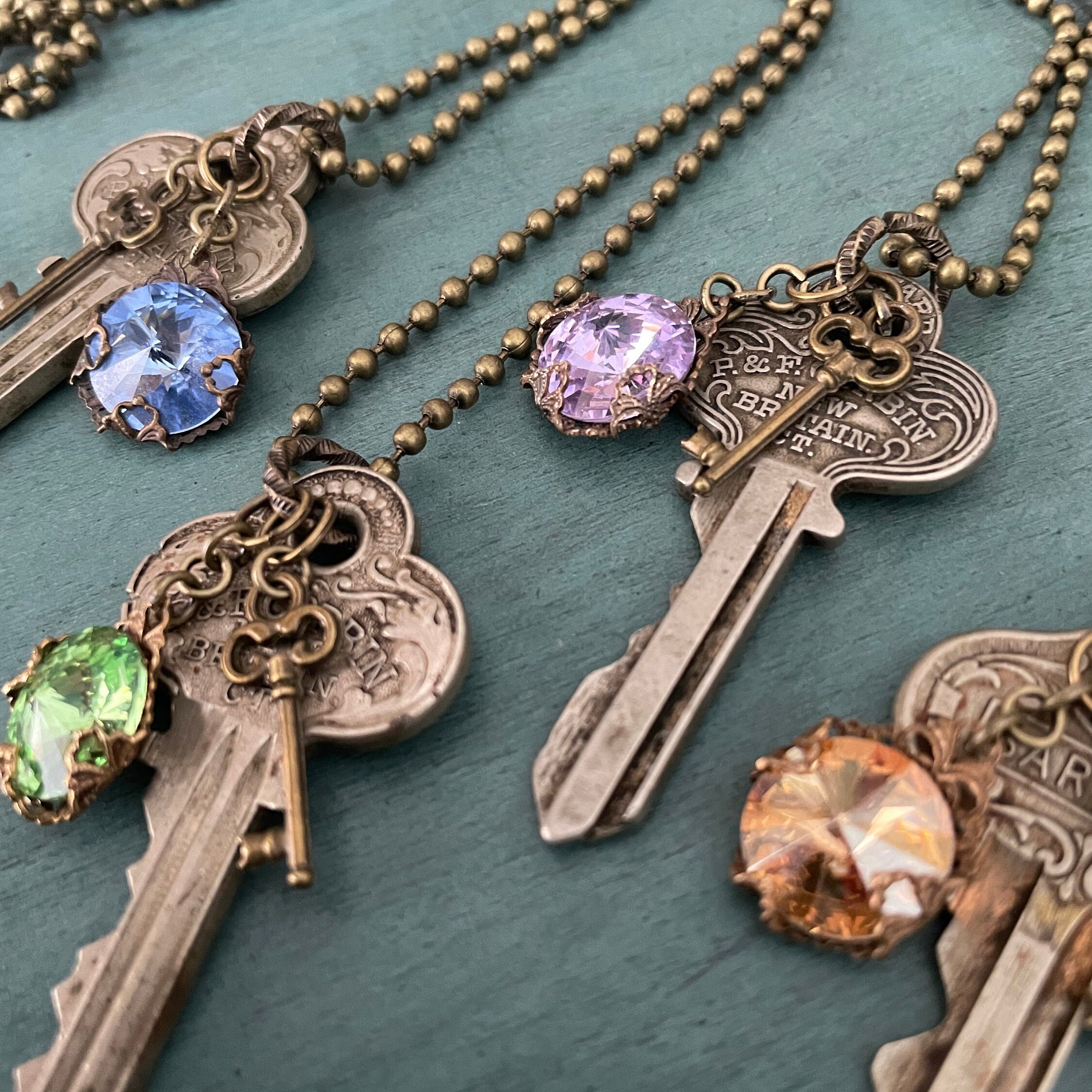 Vintage Ornate Key Necklace P F Corbin Sargent Vintage Jewelry Old Keys Repurposed Antiques Upcycled Jewelry Etsy