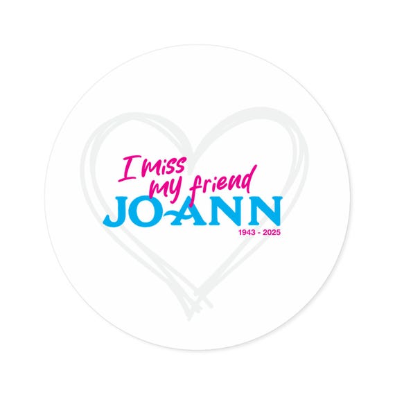 JOANN fabrics, sticker, 3x3, sewing, crafts, joann, joann store, joann fabric, joann crafts, durable sticker