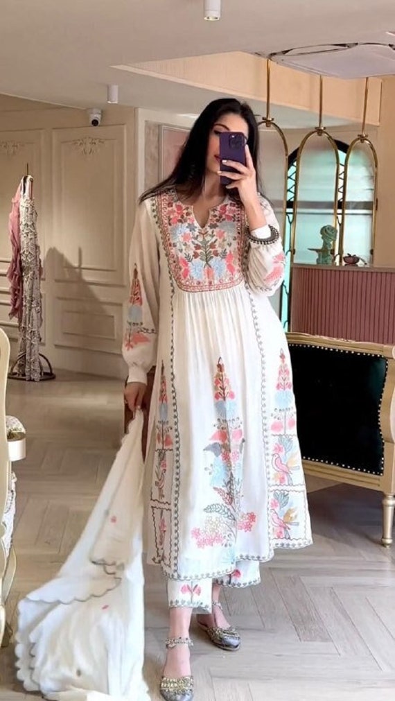 White straight kurta cheap
