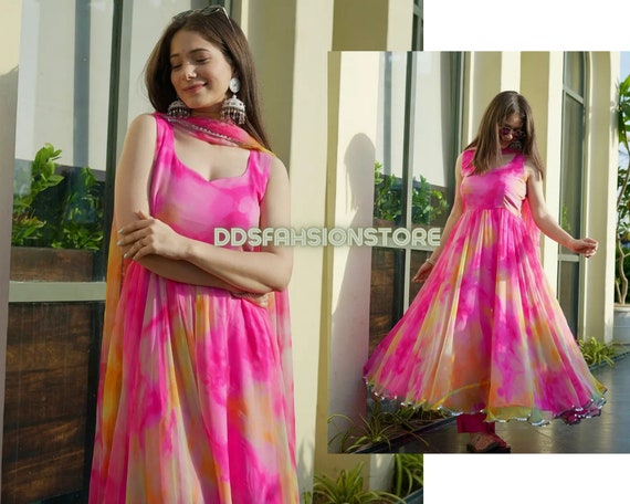 Sleeveless Anarkali Suit at Best Price in Mumbai | Bonanza Enterprises