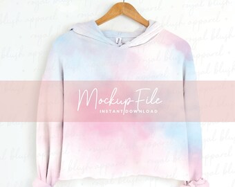 Tie Dye Crop Hoodie - Etsy