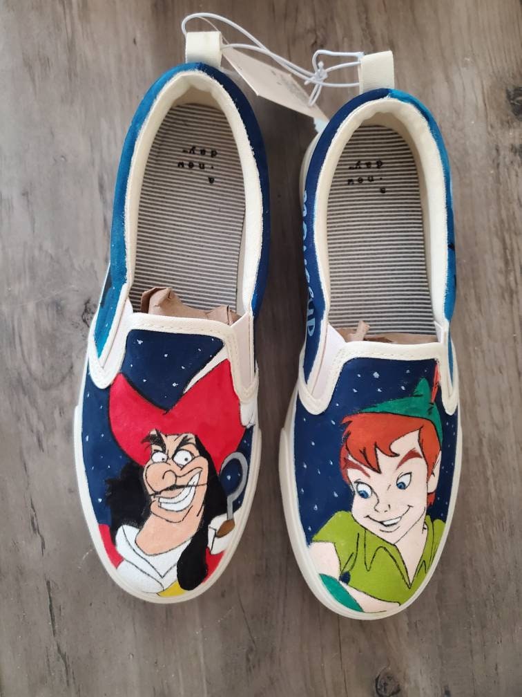 Peter pan painted best sale shoes