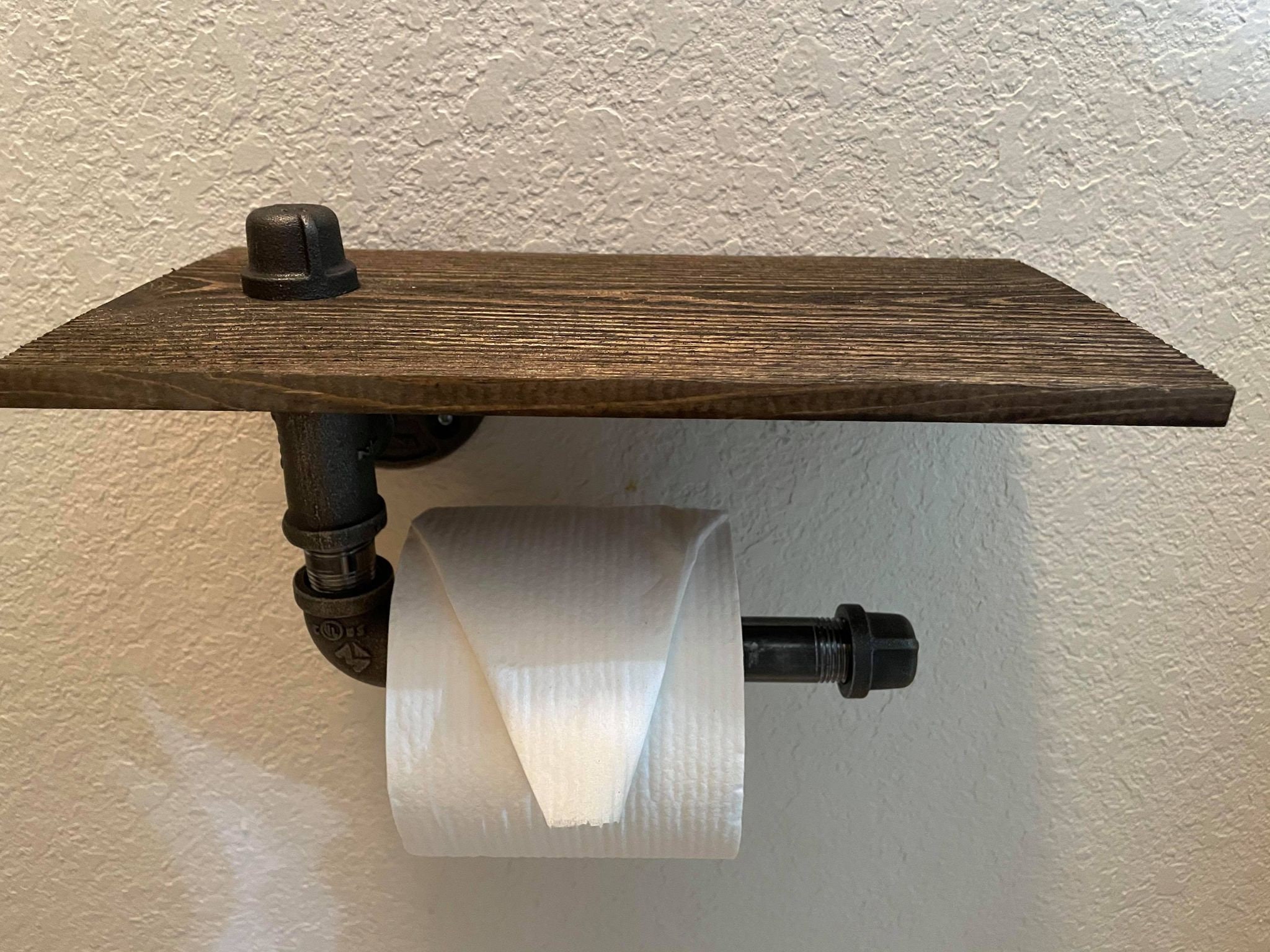 Toilet Paper Holder with Shelf Etsy