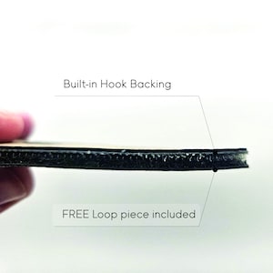 Detailed profile view of the laser-engraved 'Task Failed' patch, highlighting the ultra-slim design and the industrial-strength hook-and-loop fastening system