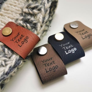 Etichette in pelle personalizzate, Etichette personalizzate, Etichette in pelle personalizzate, Maglieria personalizzata, Patch con nome personalizzato, Etichette fatte in casa, Etichette fatte a mano