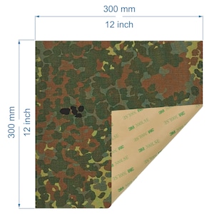 Flectarn Camo Cordura Wrap: 3M Adhesive Backing, DIY Equipment (30x30cm)
