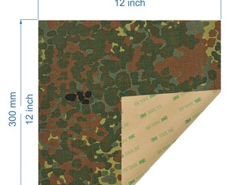 Flectarn Camo Cordura Wrap: 3M Adhesive Backing, DIY Equipment (30x30cm)