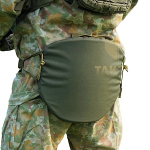 Taktyczna mata do siedzenia: wodoodporna poduszka z Cordury 500D – turystyka piesza, kemping