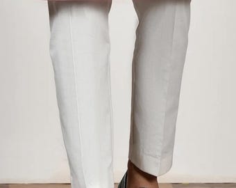 Men's Trouser : Off White