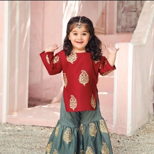 Sharara design for baby girl sales