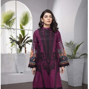 Pakistani embroidered kurta tunic kameez top etsy