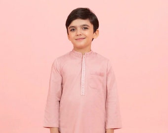 Boy's Kurta Shalwar : Pink