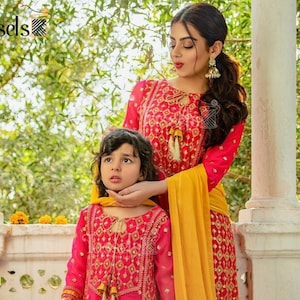 Mom Daughter Salwar Kameez Etsy Canada