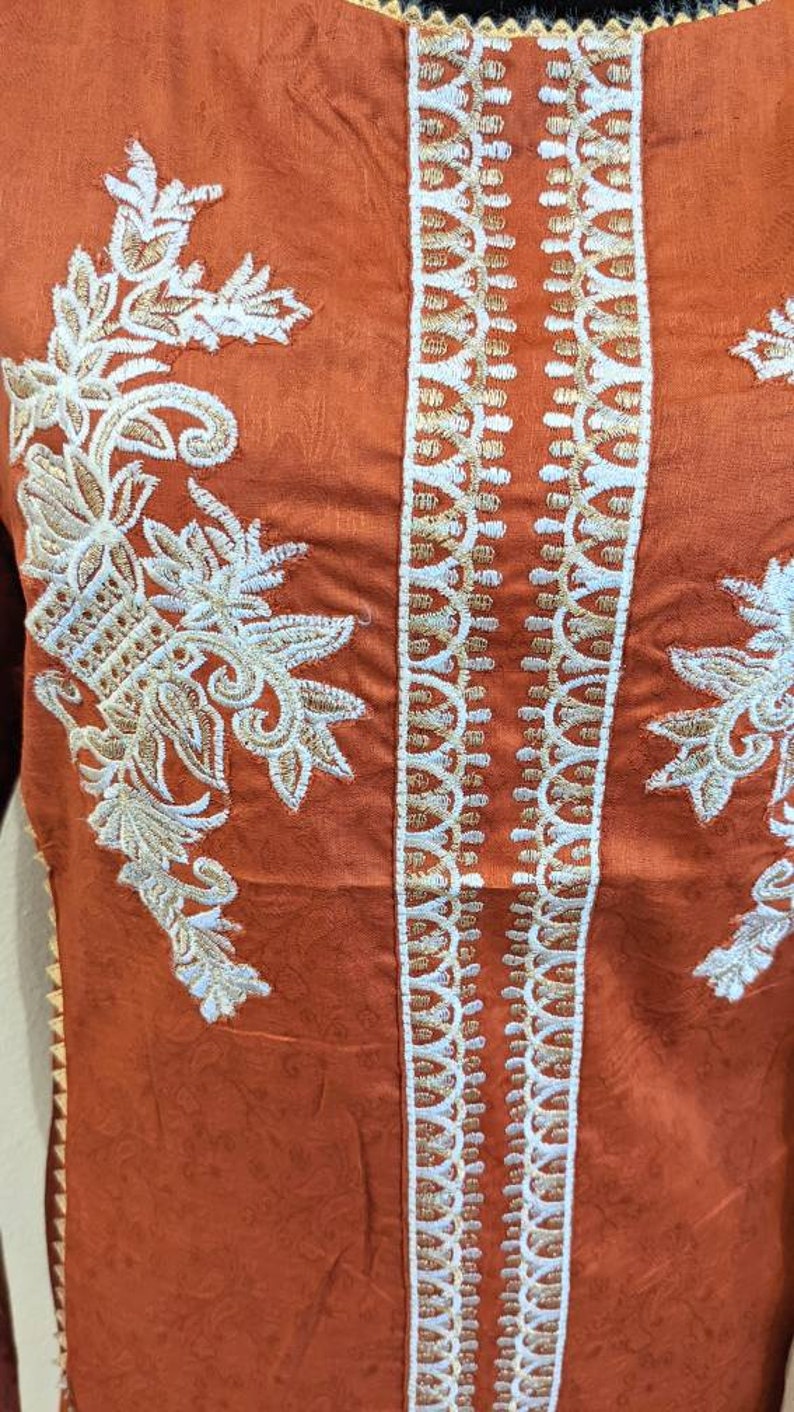 Pakistani Embroidered Shalwar Kameez Dupatta | Etsy