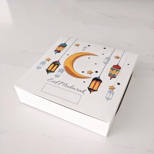 EID Mubarak-lådor för godis och njutningar.