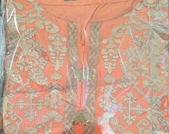 Branded Pakistani Embroidered Kurta Large Size