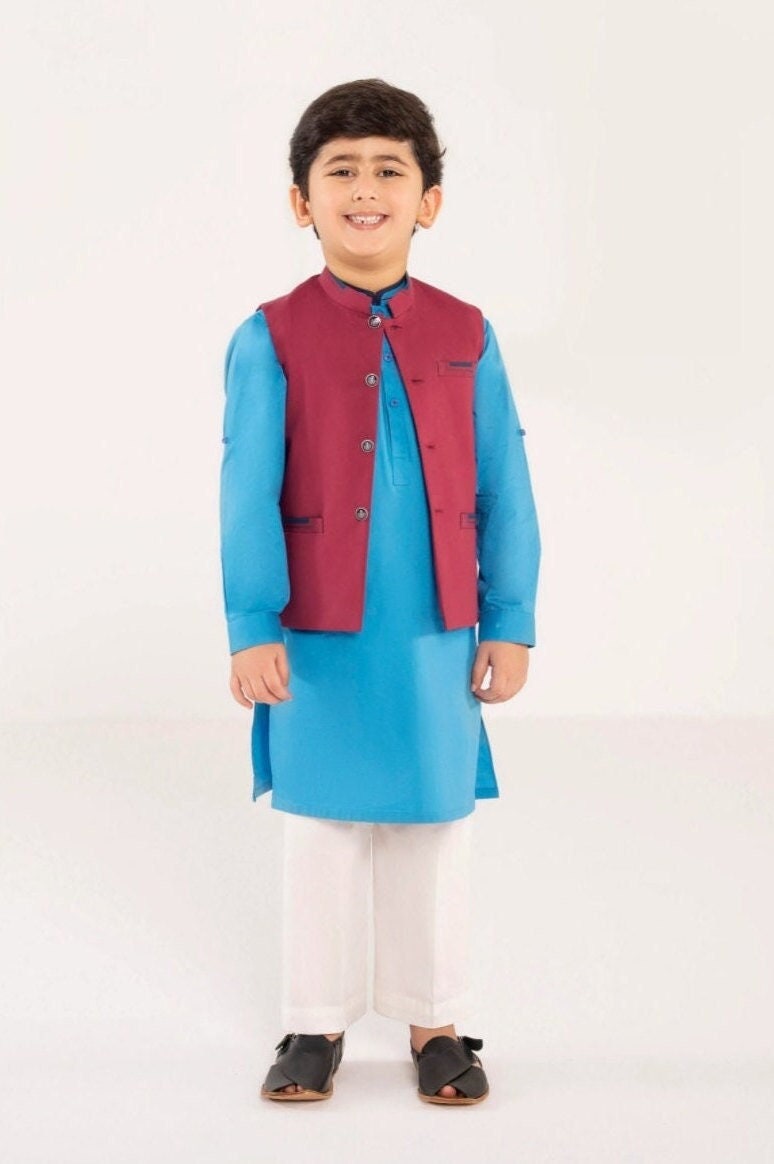 Childrens red waistcoat sale