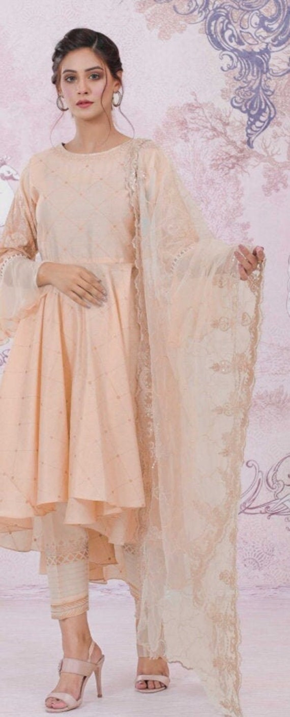 Embroidered Pakistani Shalwar Kameez Dupatta | Frock | Eid Dress