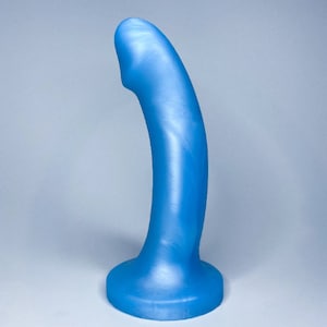 The Explorer Dual Density Silicone Dildo Curved G Spot Dildo P Spot Wearable image 3